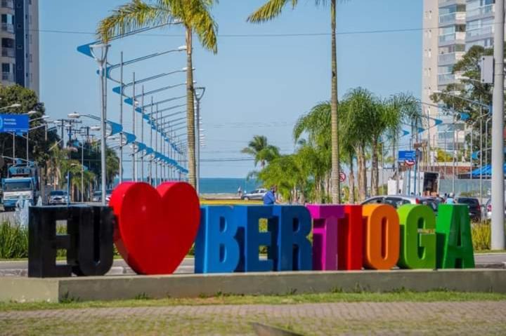 Апартаменты Apto Frente Ao Mar Бертиога Экстерьер фото